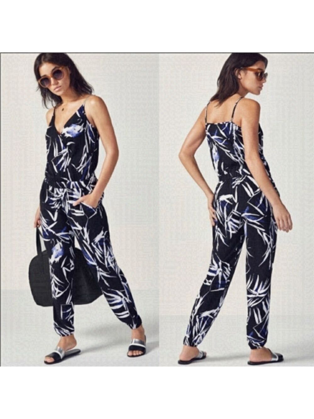 Fabletics Elaine Jumpsuit La Palma Print, size Xs